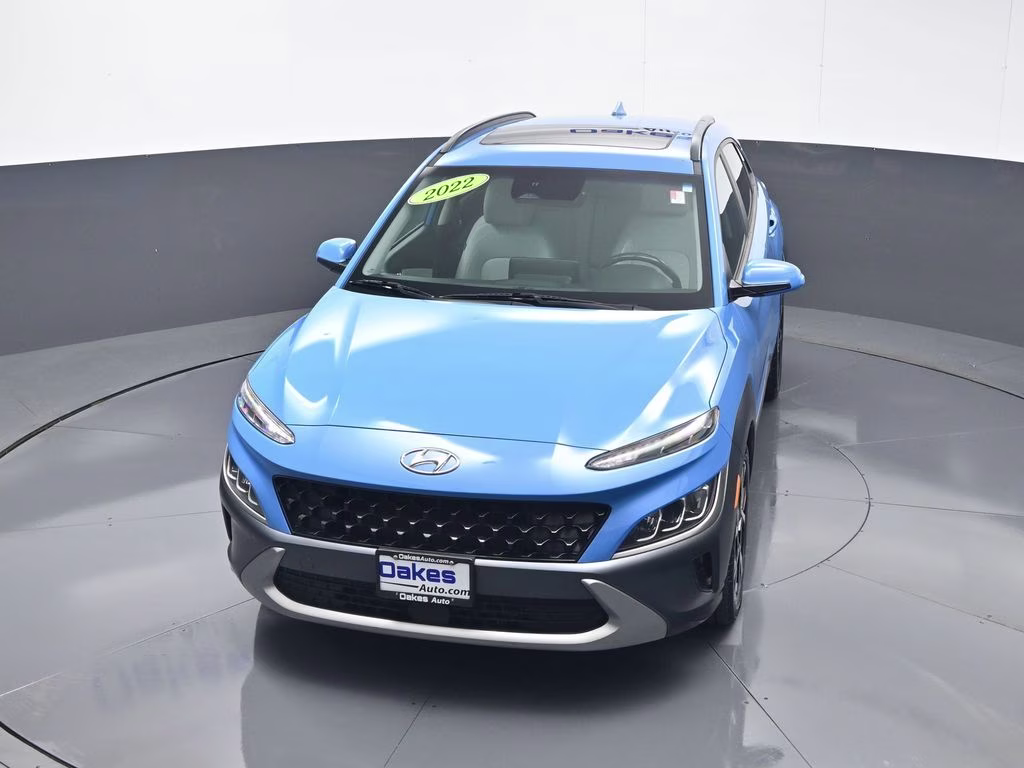 2022 Blue Wave Hyundai Kona Limited AWD SUV