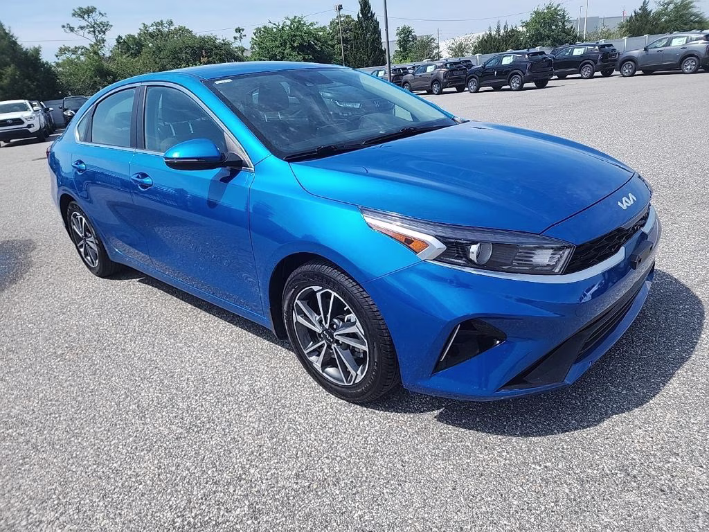 2023 Sporty Blue Kia Forte GT-Line FWD Sedan