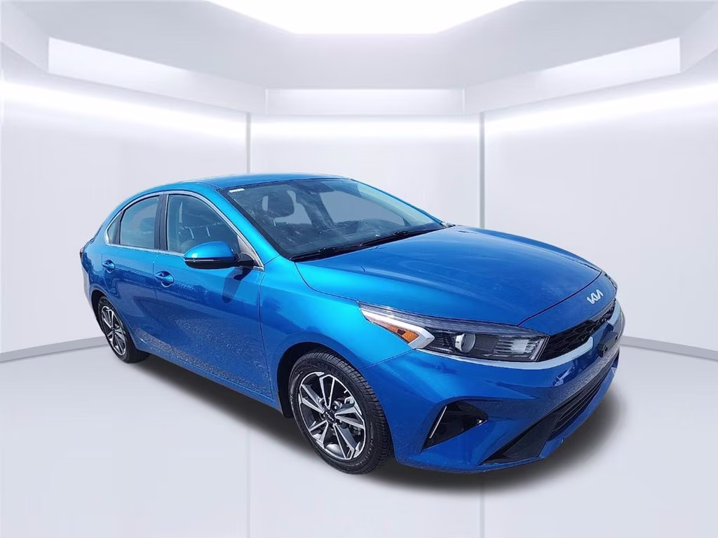 2023 Sporty Blue Kia Forte GT-Line FWD Sedan