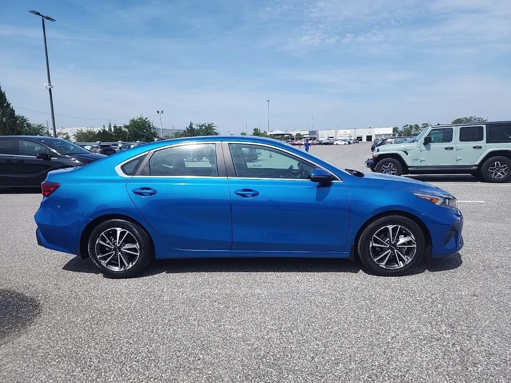 2023 Sporty Blue Kia Forte GT-Line FWD Sedan