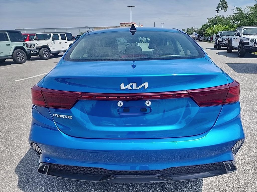 2023 Sporty Blue Kia Forte GT-Line FWD Sedan