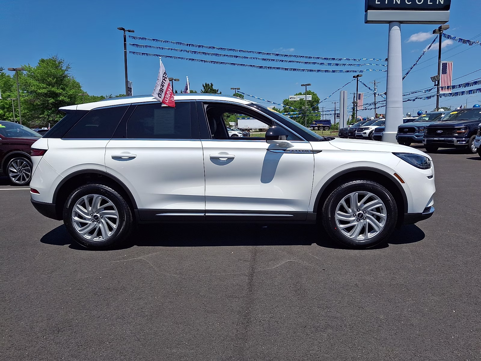 2022 Pristine White Metallic Tri-Coat - AZ Lincoln Corsair Standard FWD