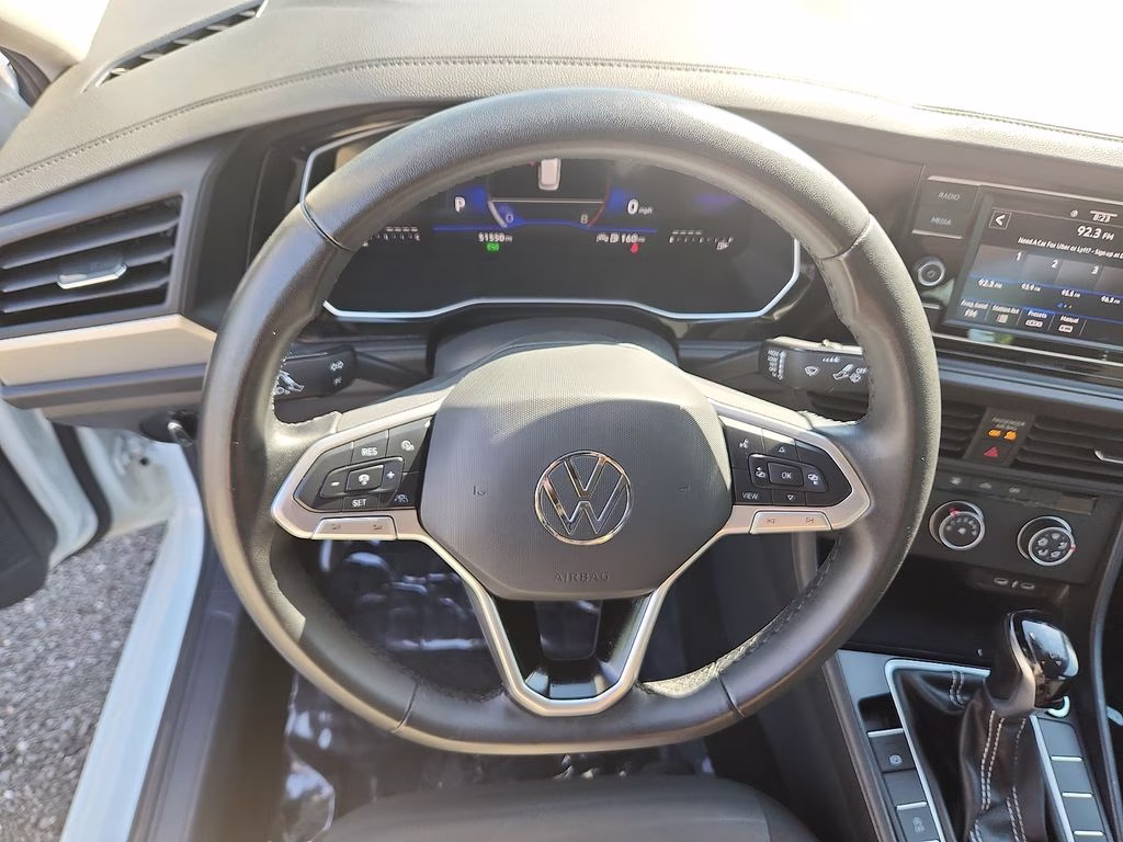 2024 Pure White Volkswagen Jetta 1.5T S FWD Sedan