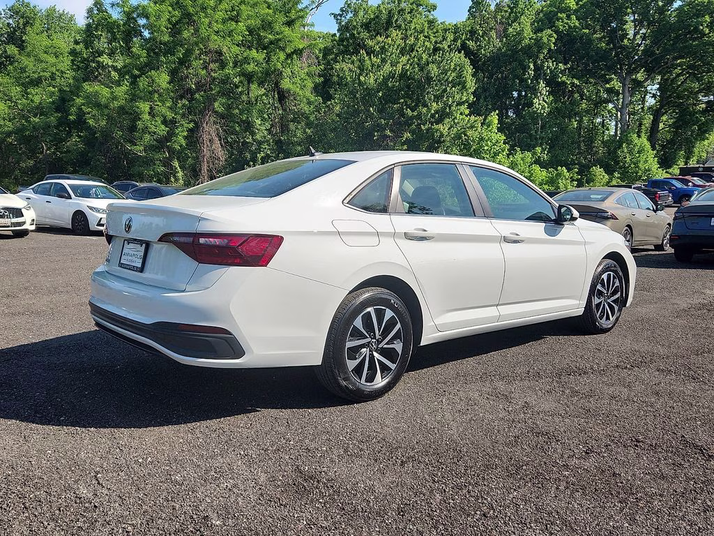 2024 Pure White Volkswagen Jetta 1.5T S FWD Sedan
