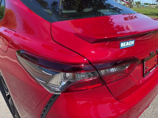 2024 Red Toyota Camry SE FWD Sedan