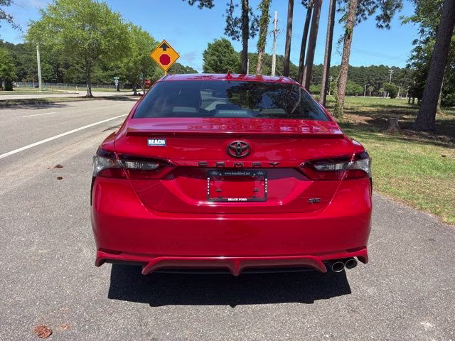2024 Red Toyota Camry SE FWD Sedan
