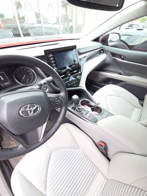 2024 Red Toyota Camry SE FWD Sedan