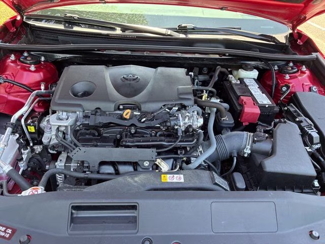 2024 Red Toyota Camry SE FWD Sedan