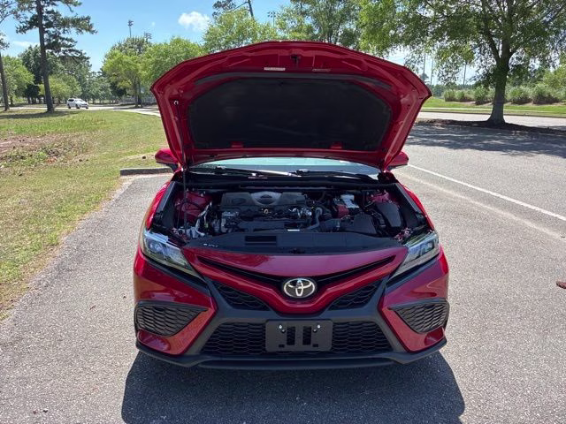 2024 Red Toyota Camry SE FWD Sedan