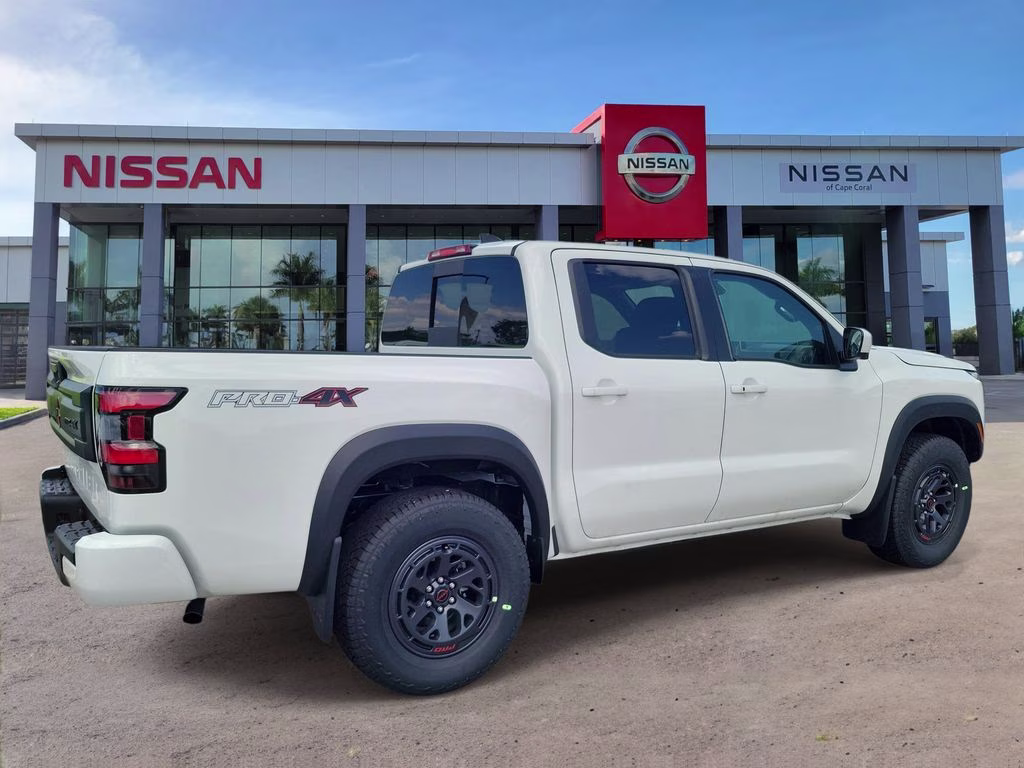 2026 Glacier White Nissan Frontier PRO-4X 4X4 Truck