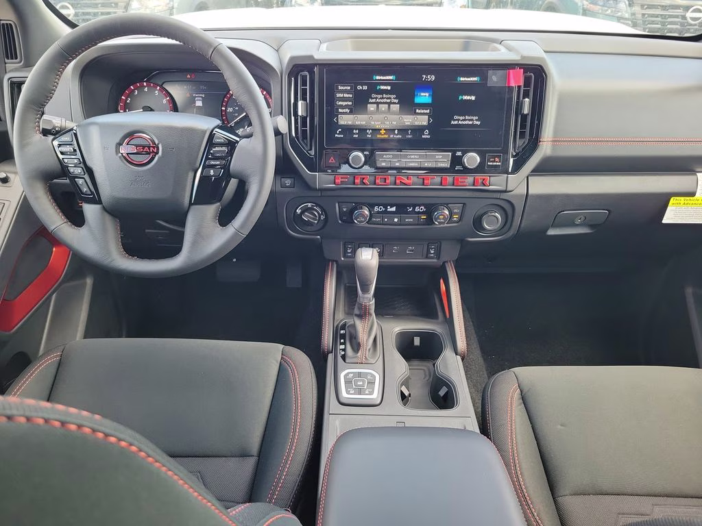 2026 Glacier White Nissan Frontier PRO-4X 4X4 Truck