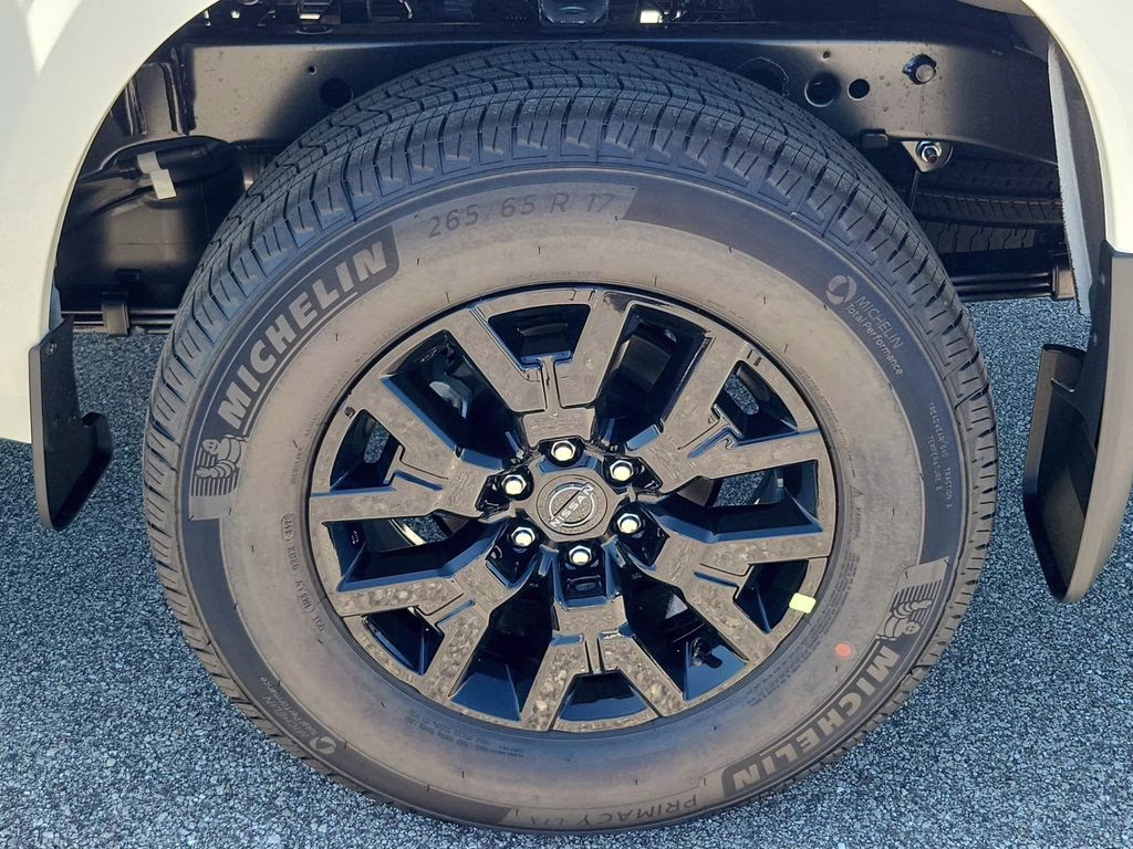 2026 Glacier White Nissan Frontier SV 4X4 Truck