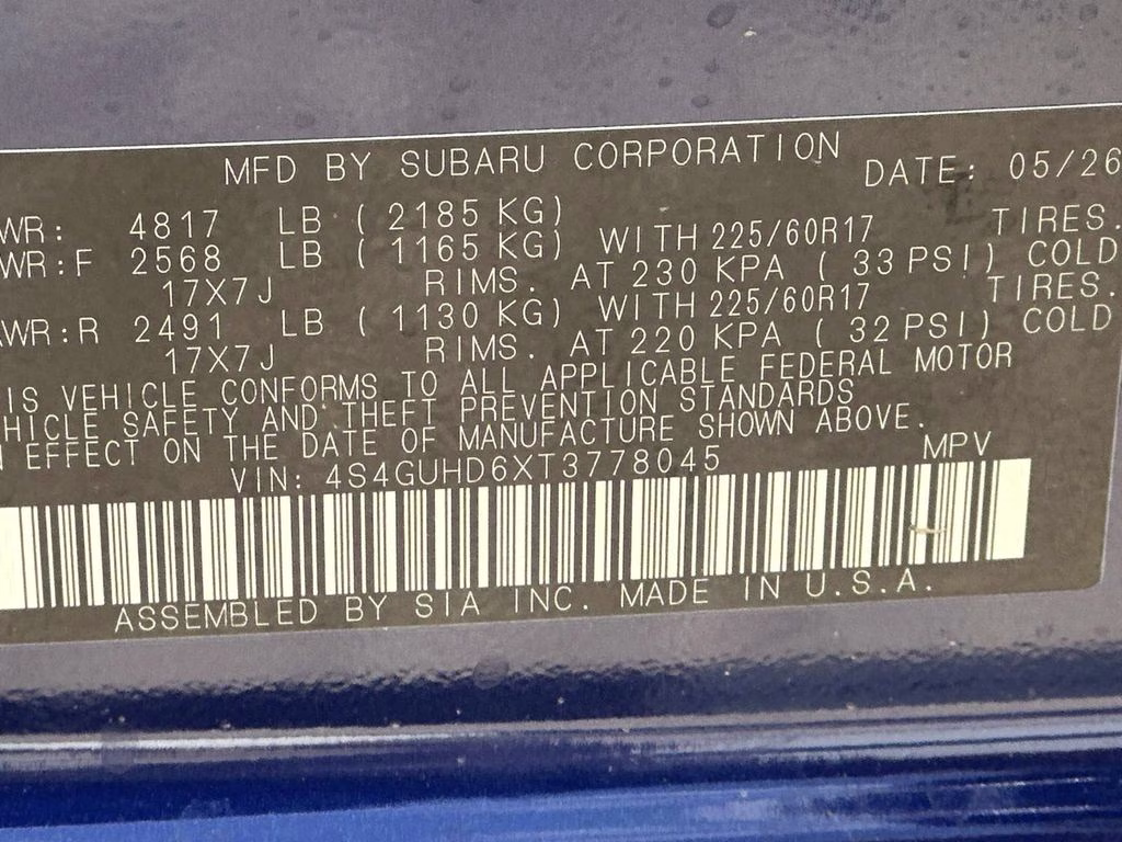 2026 Sapphire Blue Pearl Subaru Crosstrek Premium AWD SUV