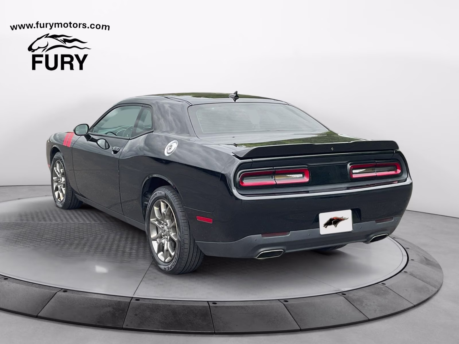 2017 Pitch Black Clearcoat Dodge Challenger GT AWD Coupe