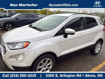 2020 White Ford EcoSport SE FWD SUV