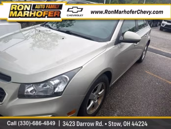 2015 Champagne Silver Metallic Chevrolet Cruze 1LT FWD Sedan