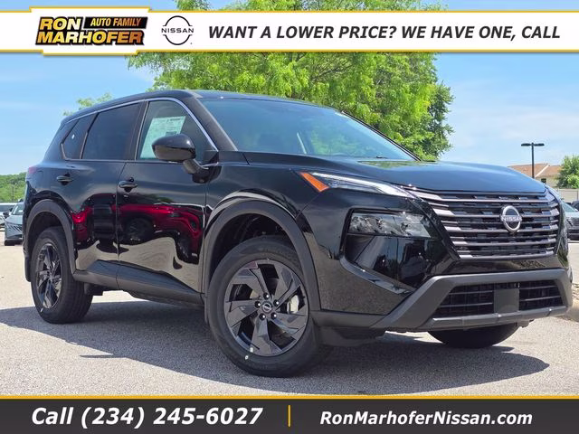 2026 Super Black Nissan Rogue SV AWD SUV