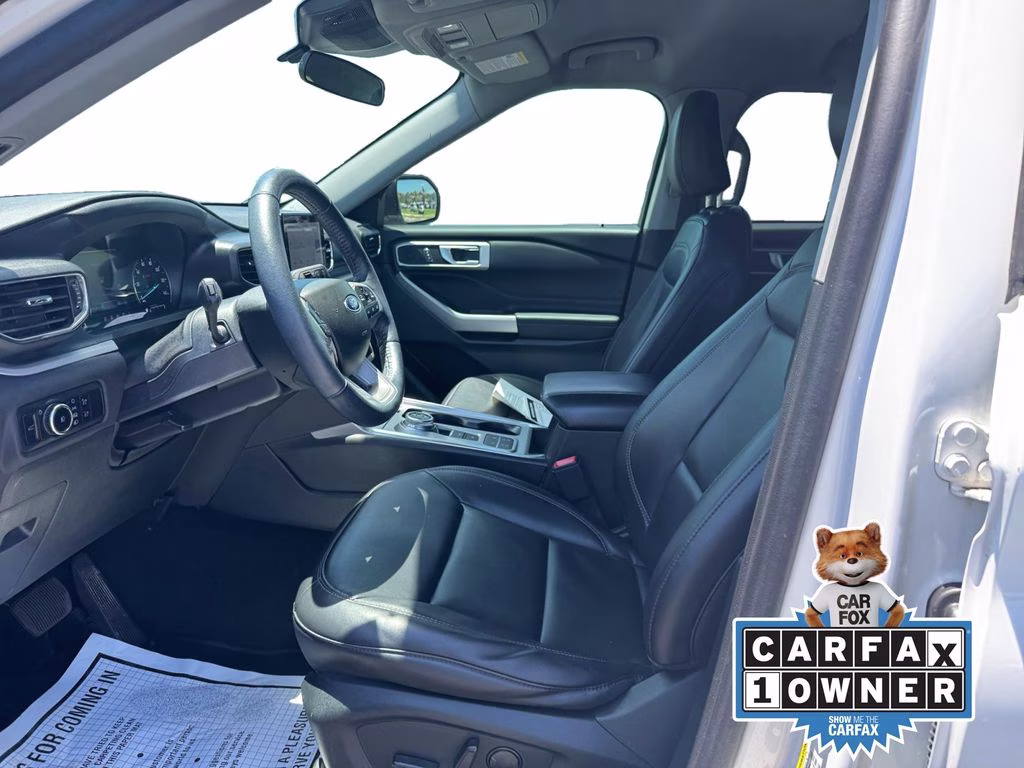 2023 White Metallic Ford Explorer XLT RWD SUV