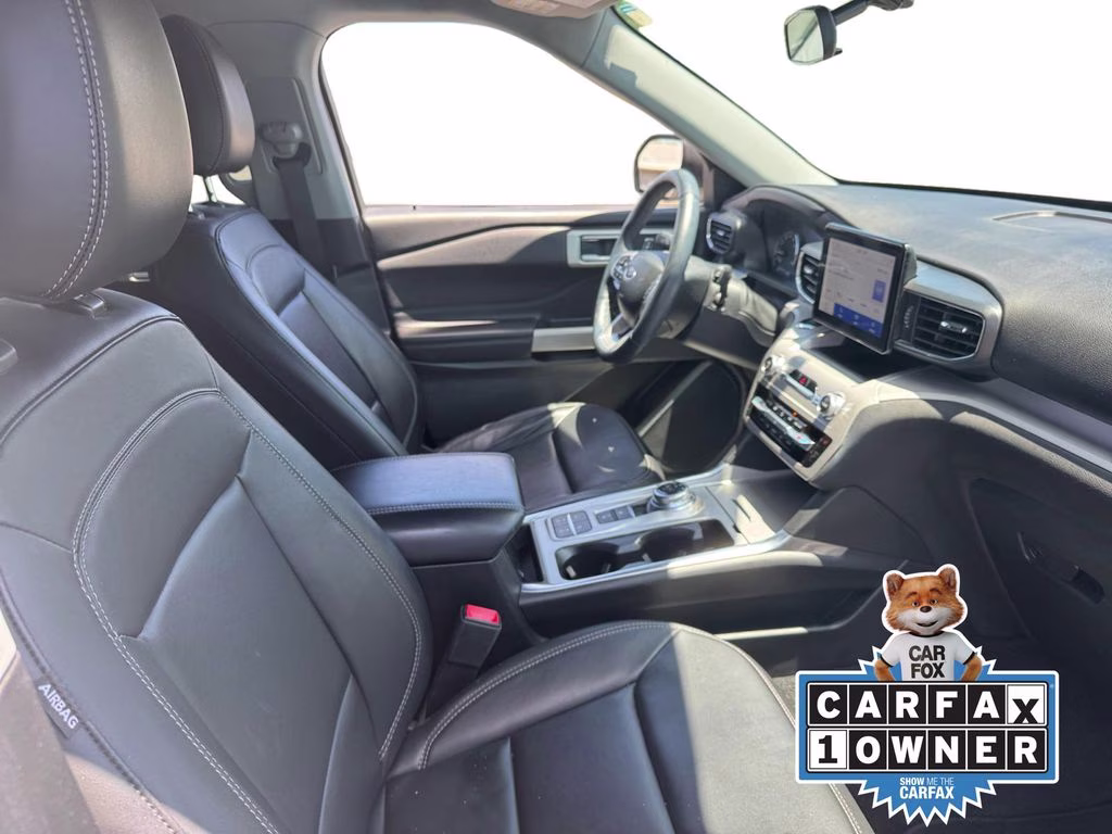 2023 White Metallic Ford Explorer XLT RWD SUV