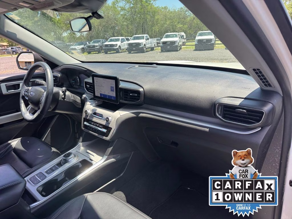 2023 White Metallic Ford Explorer XLT RWD SUV