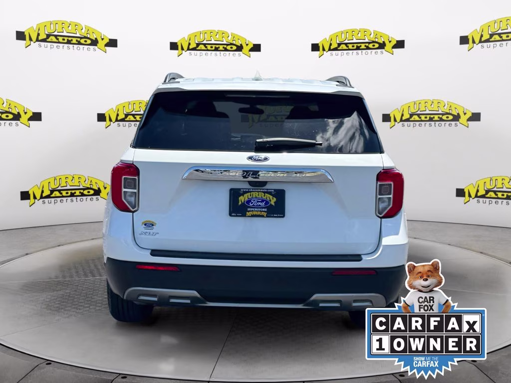 2023 White Metallic Ford Explorer XLT RWD SUV