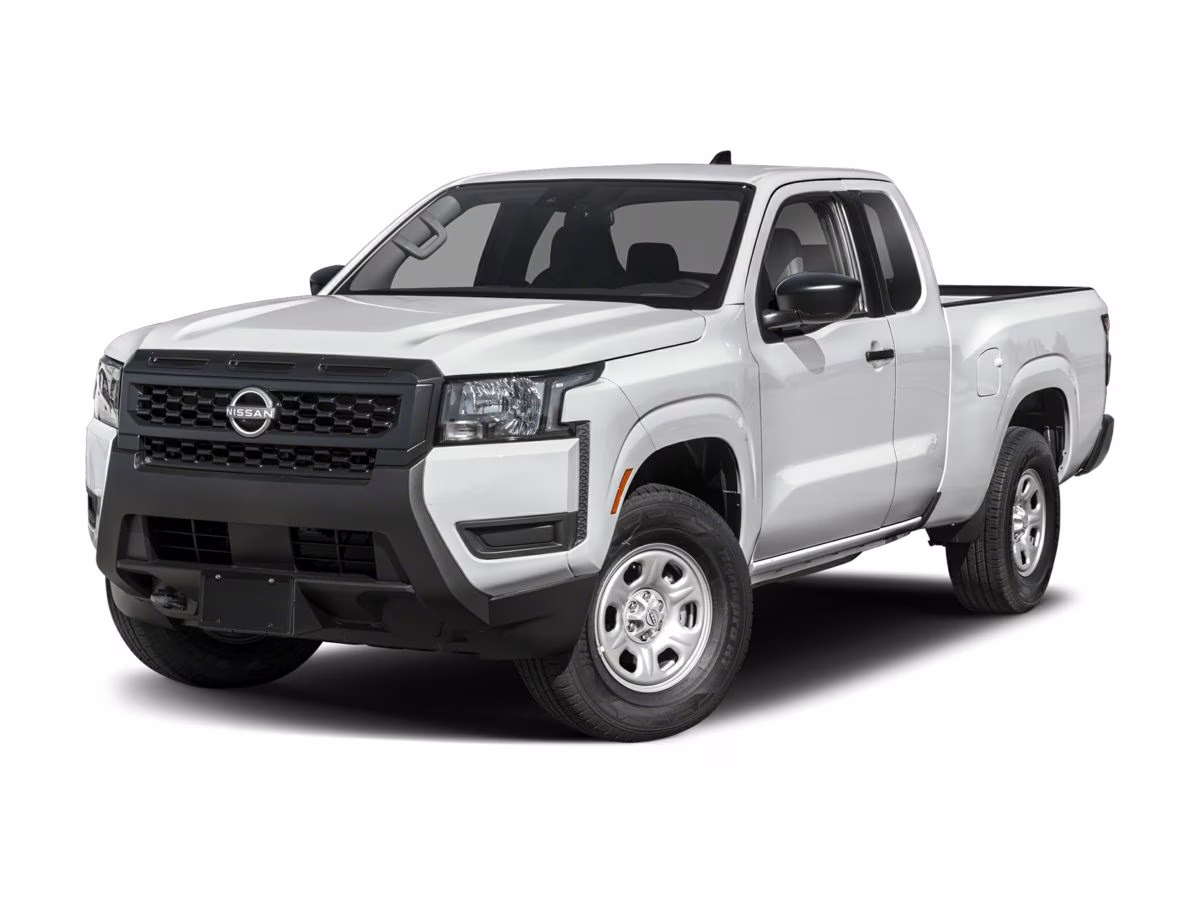 2026 Glacier White Nissan Frontier S RWD Truck