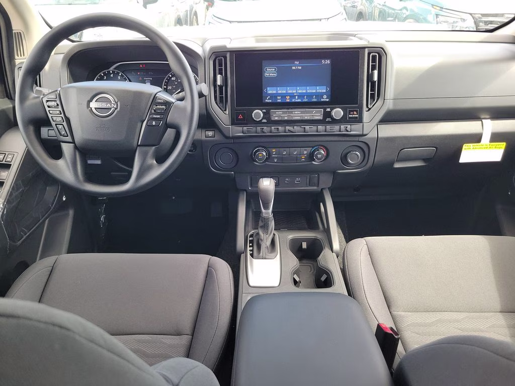 2026 Glacier White Nissan Frontier S RWD Truck