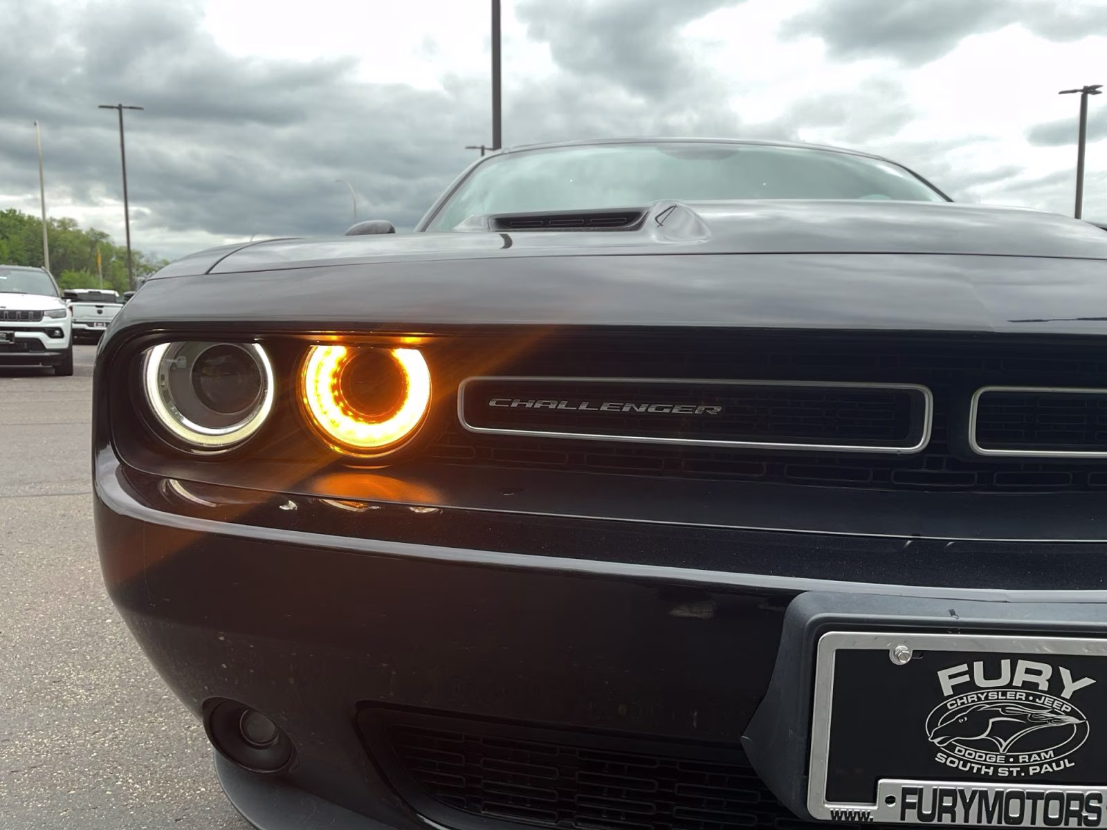 2017 Pitch Black Clearcoat Dodge Challenger GT AWD Coupe