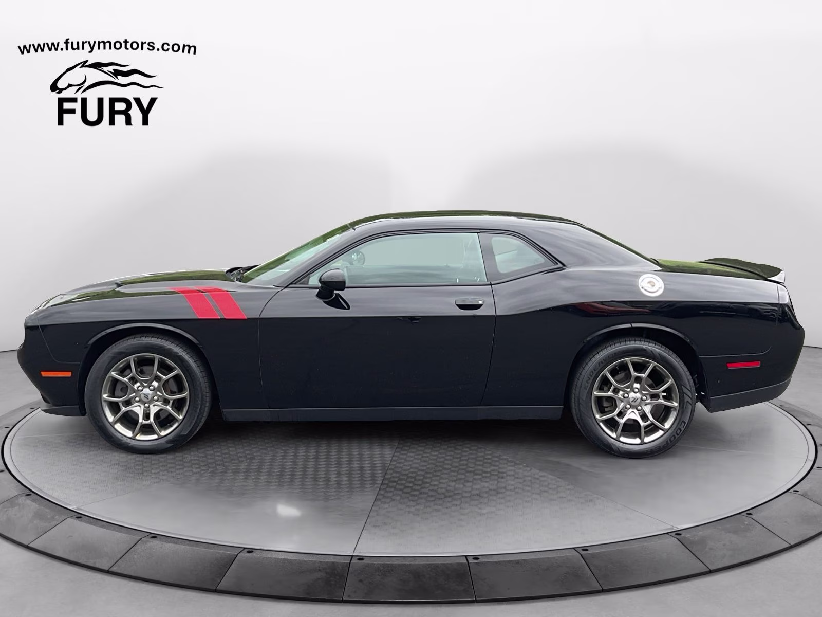 2017 Pitch Black Clearcoat Dodge Challenger GT AWD Coupe