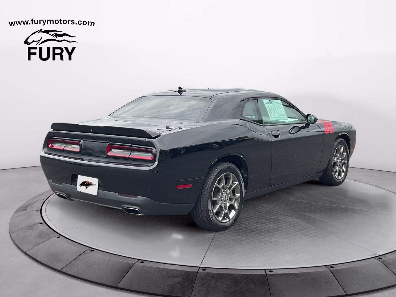 2017 Pitch Black Clearcoat Dodge Challenger GT AWD Coupe