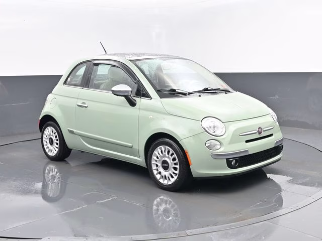 2013 Verde Chiaro (Light Green) FIAT 500 Gucci FWD Hatchback