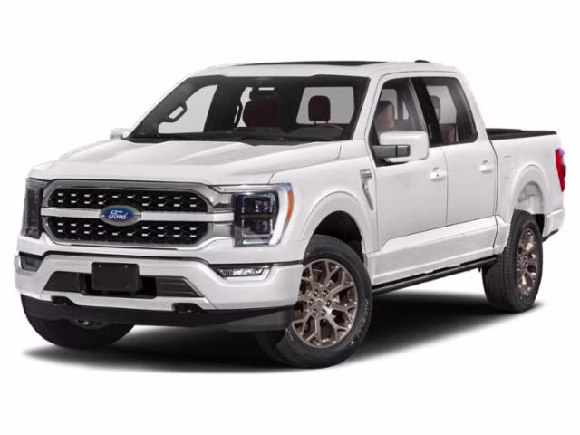 2021 Star White Metallic Tri-Coat Ford F-150 King Ranch Crew Cab Pickup 4X4 Truck