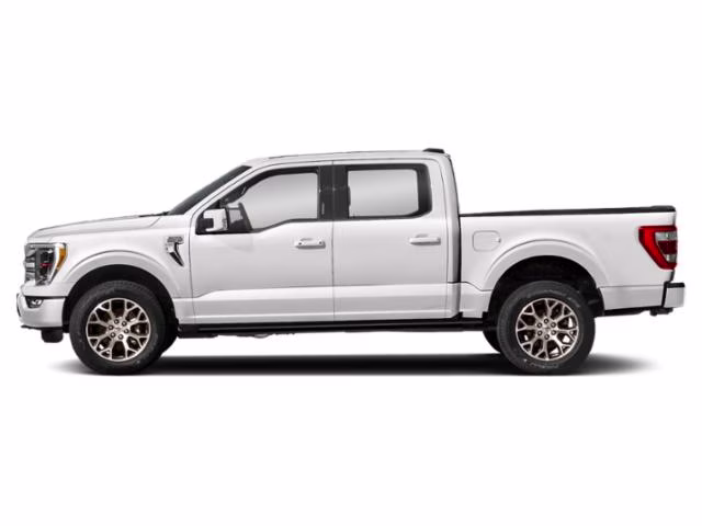 2021 Star White Metallic Tri-Coat Ford F-150 King Ranch Crew Cab Pickup 4X4 Truck