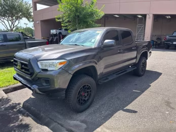 2022 Magnetic Gray Metallic Toyota Tacoma 2WD SR Crew Cab Pickup RWD Truck