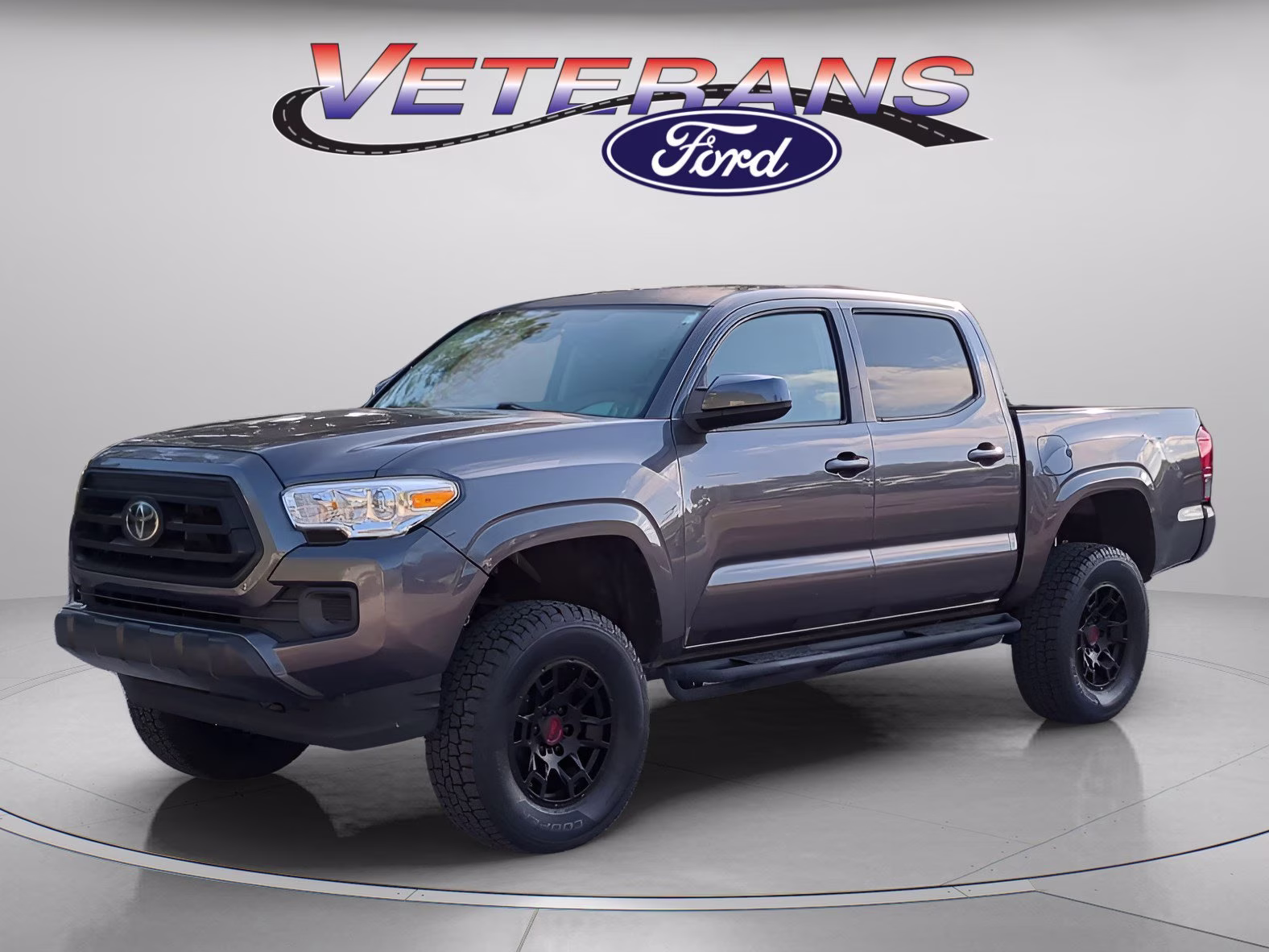 2022 Magnetic Gray Metallic Toyota Tacoma 2WD SR Crew Cab Pickup RWD Truck