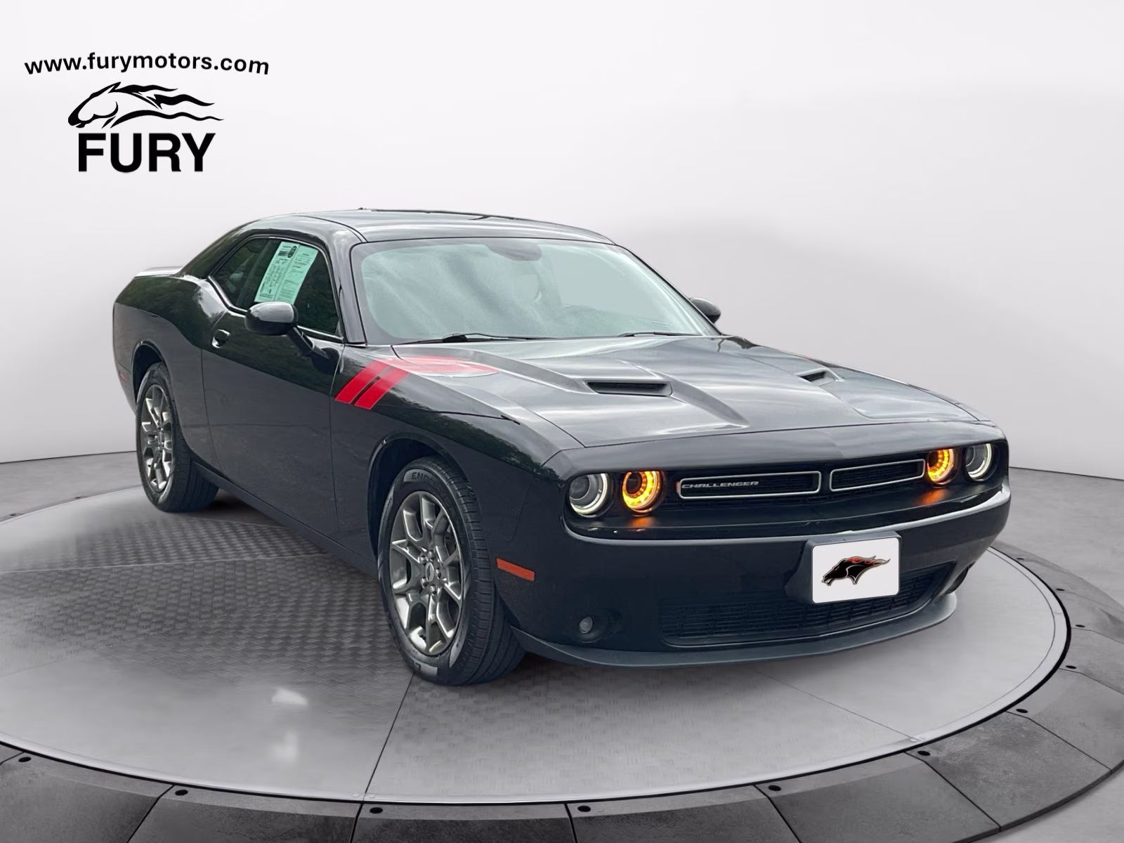 2017 Pitch Black Clearcoat Dodge Challenger GT AWD Coupe