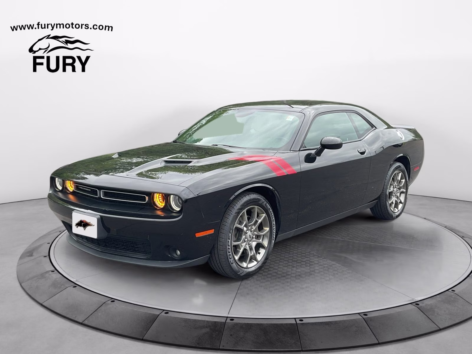 2017 Pitch Black Clearcoat Dodge Challenger GT AWD Coupe