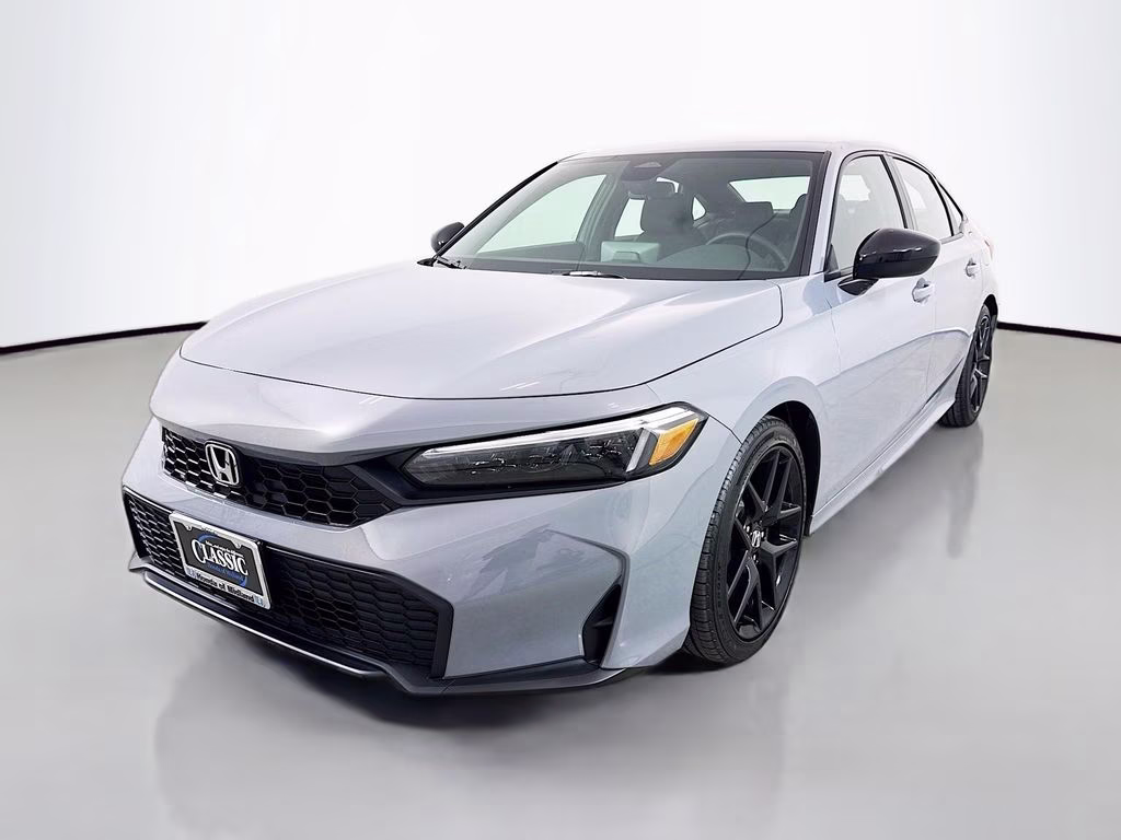 2026 Urban Gray Pearl Honda Civic Sport FWD Sedan