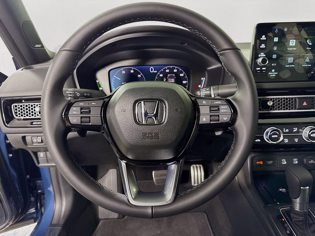 2026 Blue Lagoon Pearl Honda Civic Hybrid Sport FWD Sedan