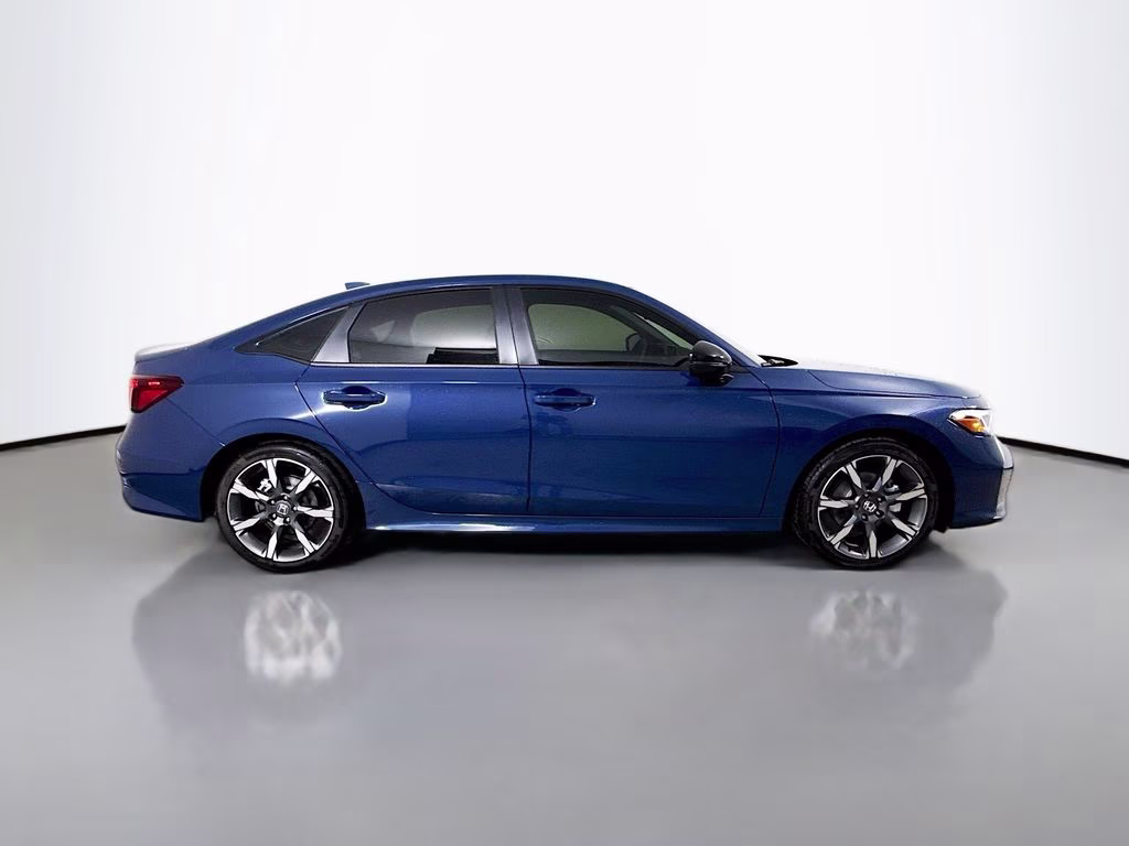 2026 Blue Lagoon Pearl Honda Civic Hybrid Sport FWD Sedan
