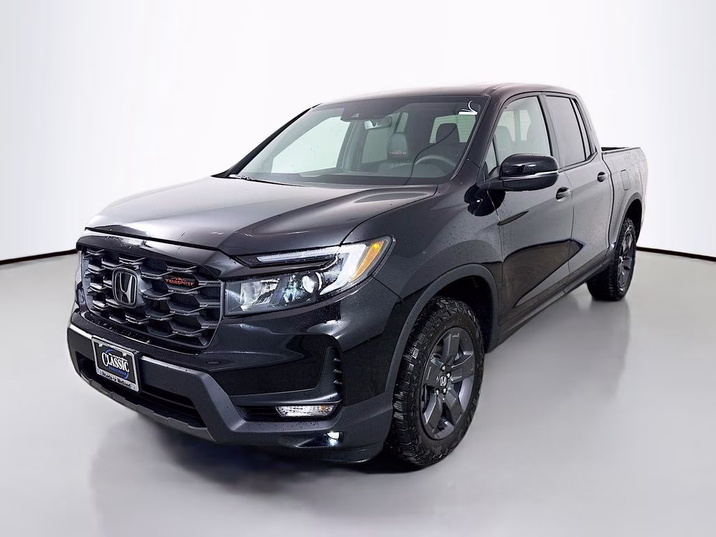 2026 Crystal Black Pearl Honda Ridgeline TrailSport AWD Truck