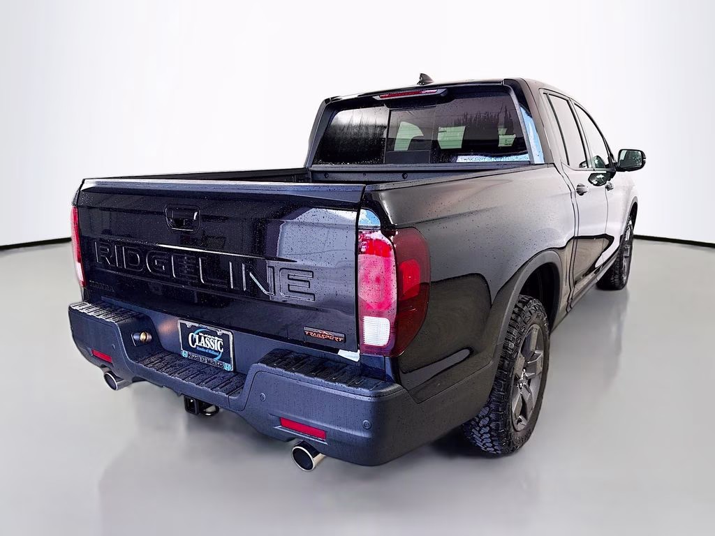 2026 Crystal Black Pearl Honda Ridgeline TrailSport AWD Truck