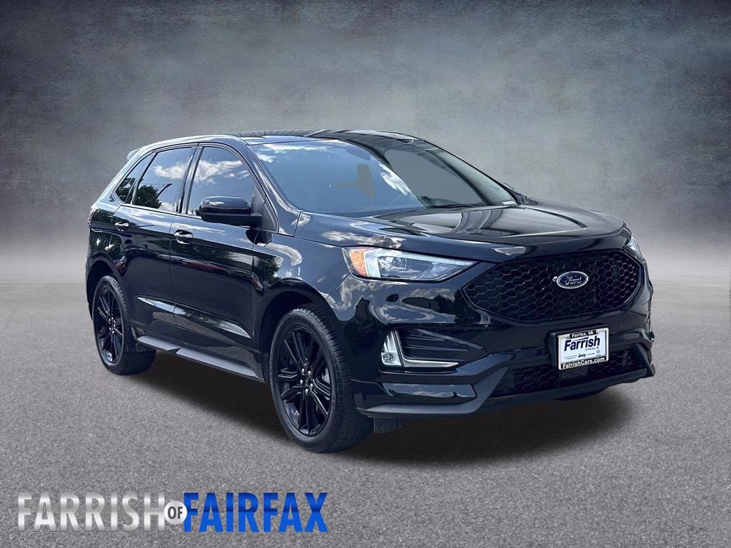 2023 Black Metallic Ford Edge ST Line AWD SUV