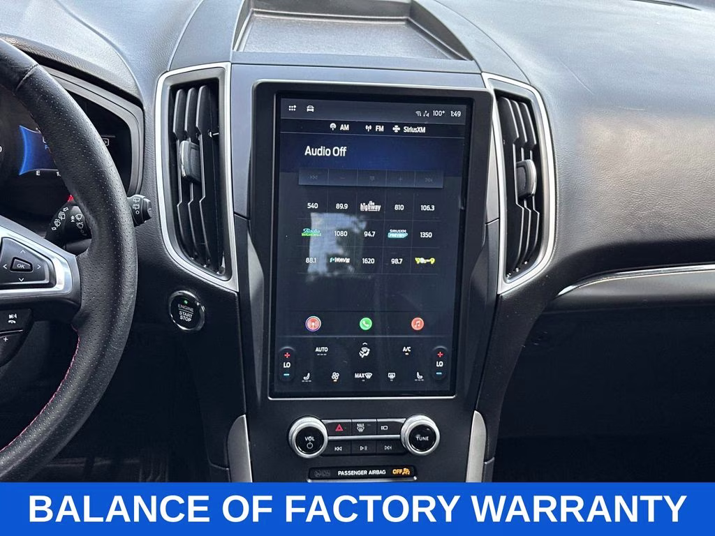2023 Black Metallic Ford Edge ST Line AWD SUV