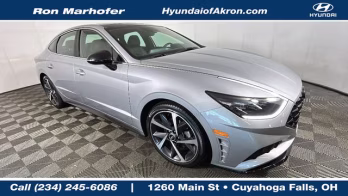 2023 Curated Silver Hyundai Sonata SEL Plus FWD Sedan