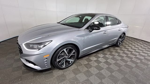 2023 Curated Silver Hyundai Sonata SEL Plus FWD Sedan