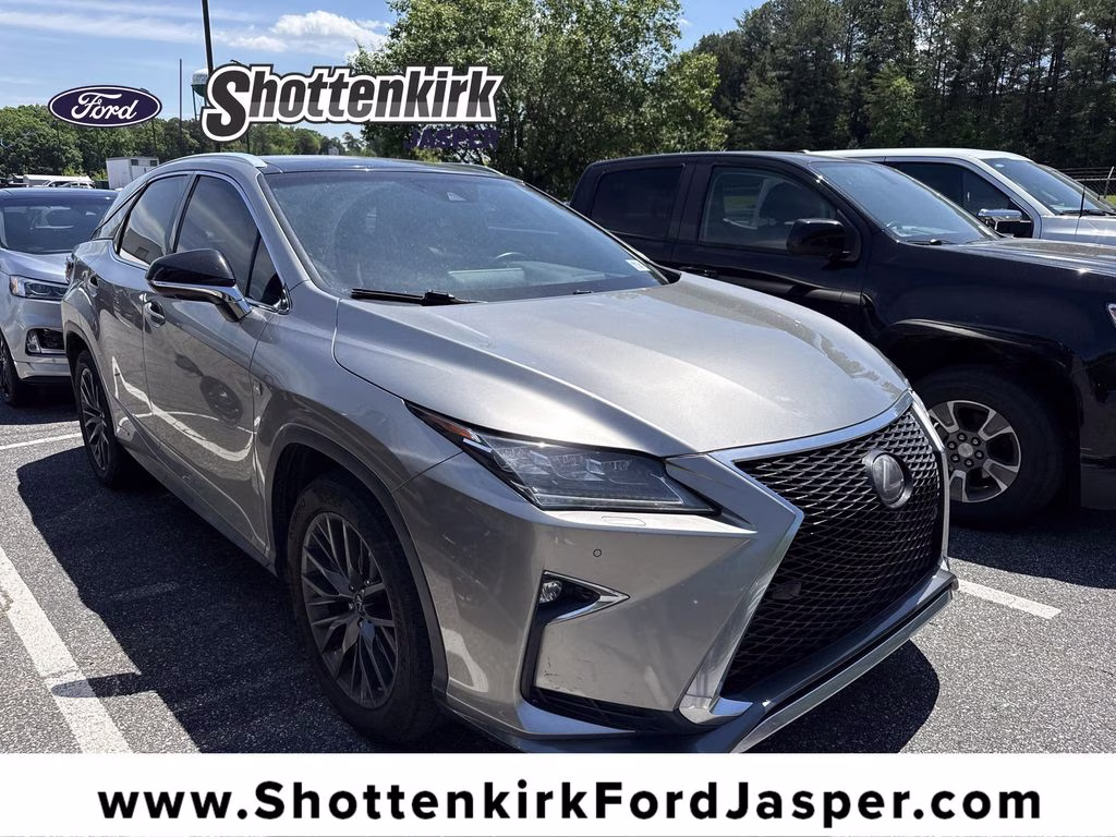 2018 Silver Lexus RX 450h F Sport AWD SUV