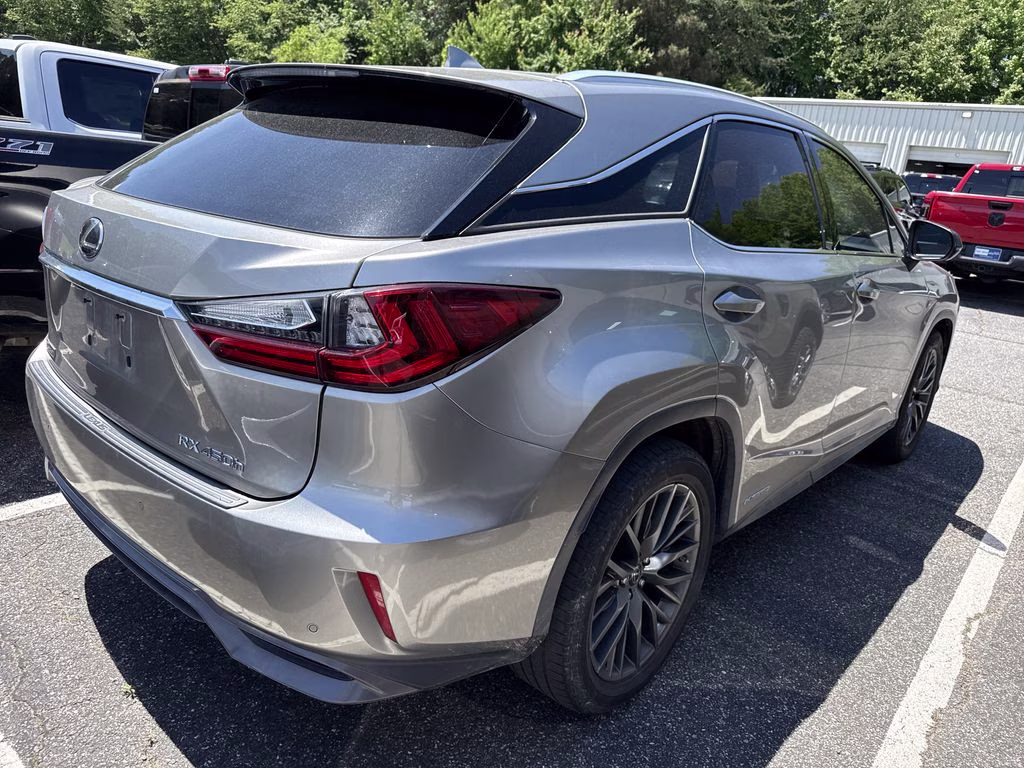 2018 Silver Lexus RX 450h F Sport AWD SUV