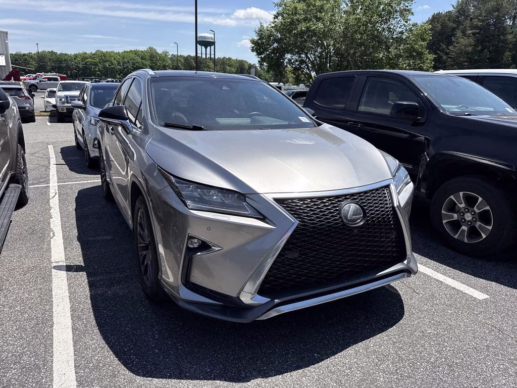 2018 Silver Lexus RX 450h F Sport AWD SUV