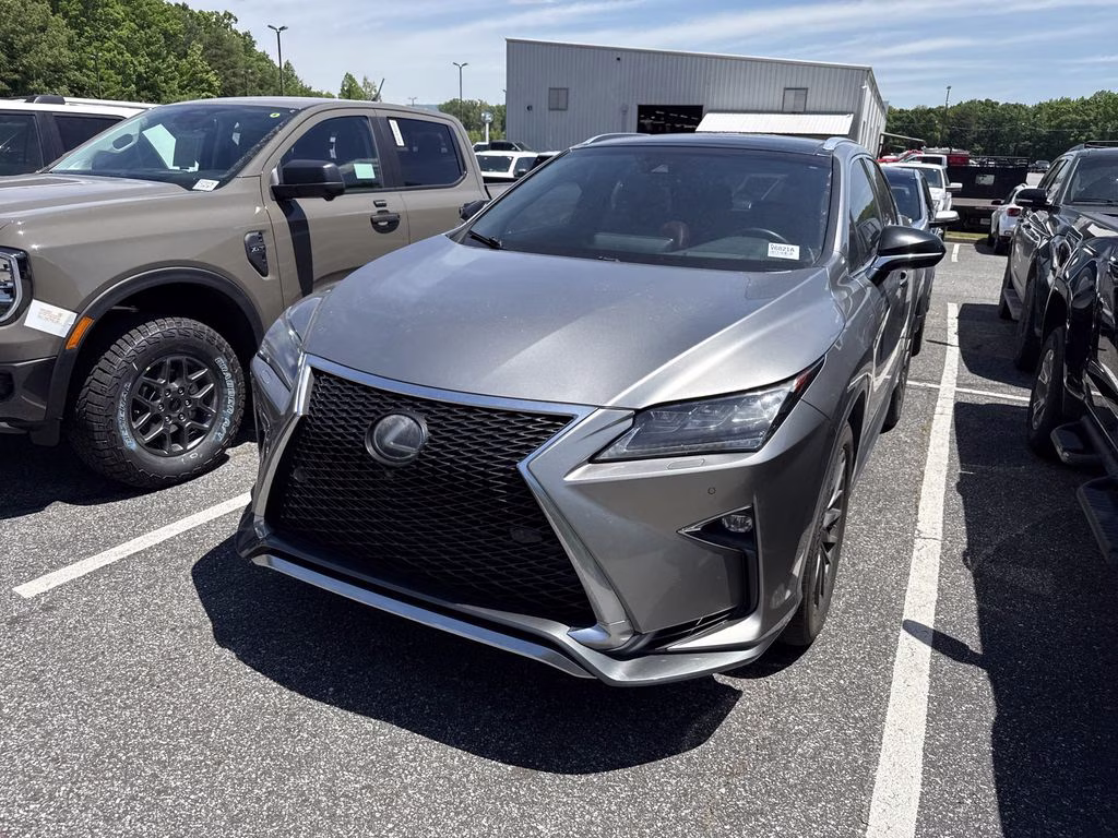 2018 Silver Lexus RX 450h F Sport AWD SUV